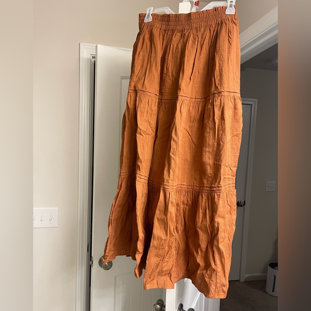 Burnt Orange Skirt